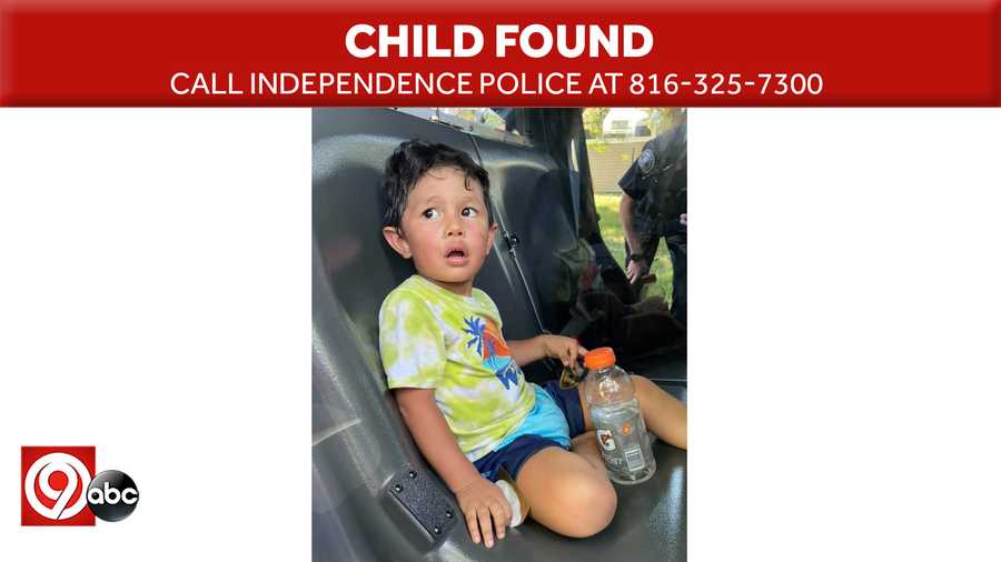 Independence police find mother of wandering boy