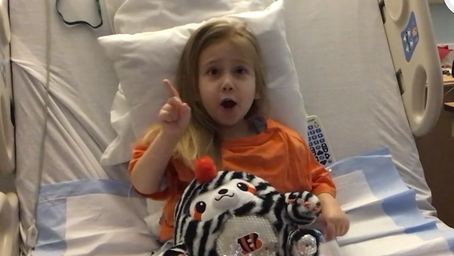 Newborn babies cheer on Bengals at Miami Valley Hospital South