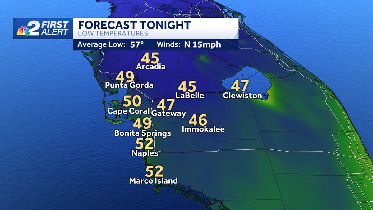 Forecast: Chilly and brisk Friday night