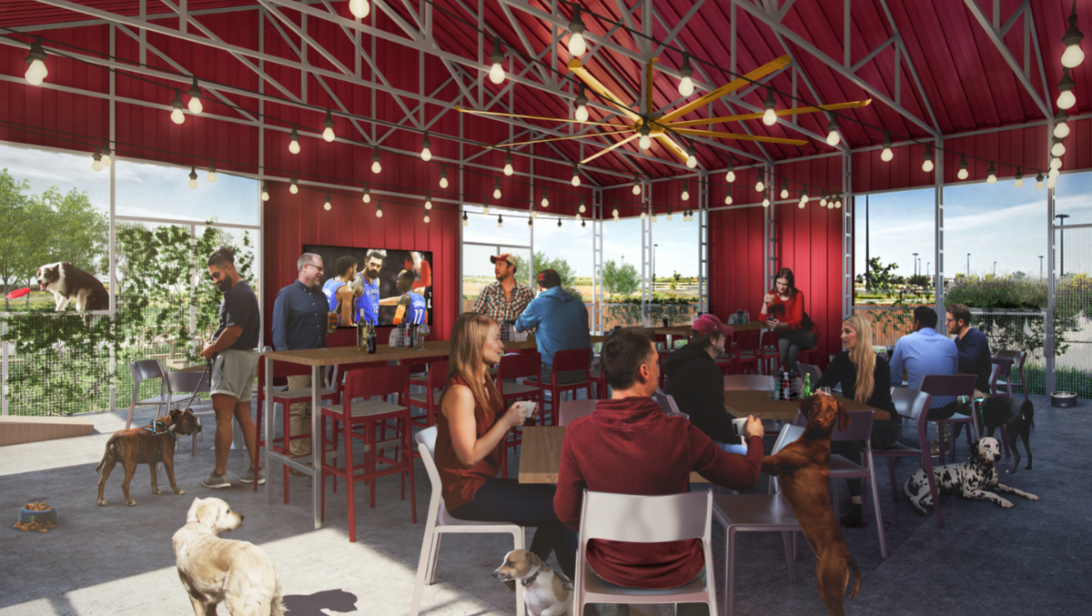 Red Solo Pup dog park/restaurant to open in OKC’s Chisholm Creek
