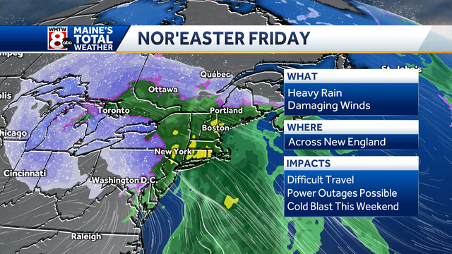 Powerful 'Grinch' storm to hit Maine Friday - Vimarsana News