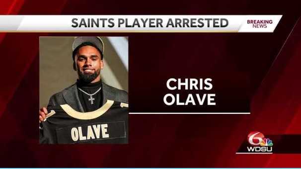 Kenner PD released body camera footage of the arrest of Saints WR Chris Olave Monday night in Kenner