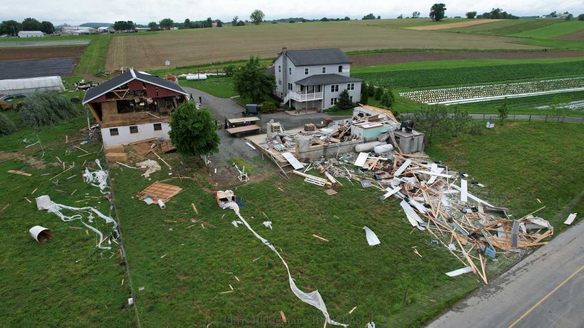 National Weather Service confirms at least two tornadoes touched down Friday