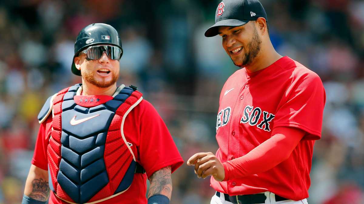 Christian Vazquez stars at and behind the plate