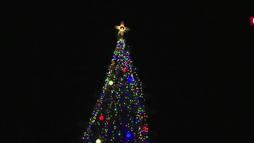 Lights, smiles and biscochitos -- hundreds attend the lighting of the ...