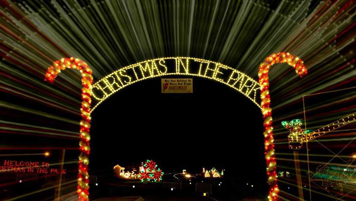 Freeman Lake Christmas In The Park 2022 Hop On The Trolley, Take A Photo With Santa: Christmas In The Park  Returning To Etown