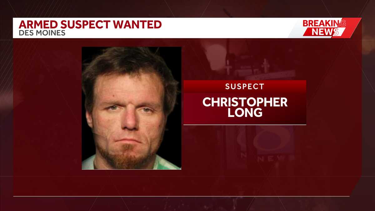 Des Moines police seek community's help to locate armed suspect