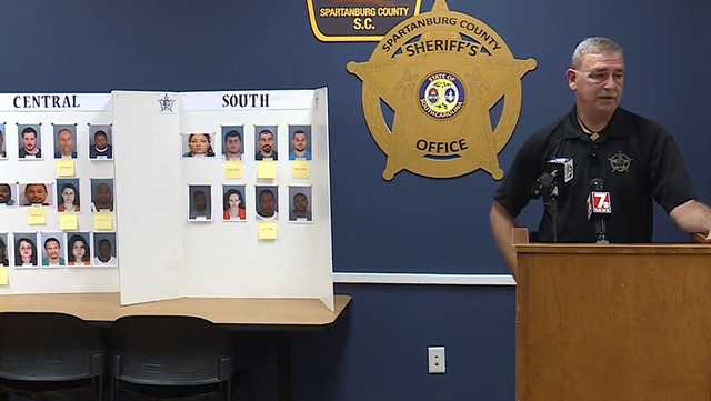 Spartanburg County :39 people charged after drug bust - Vimarsana News