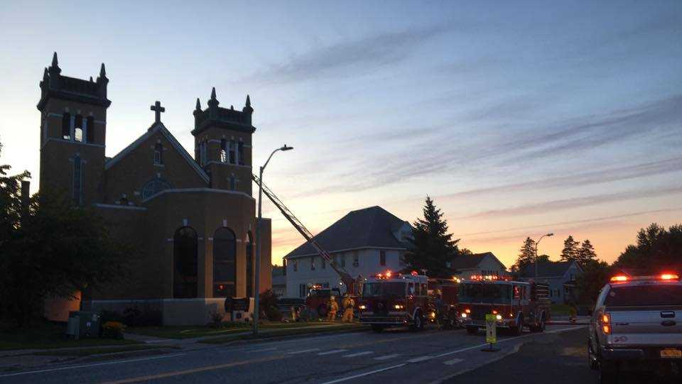 Services at Rouses Point church relocated after fire
