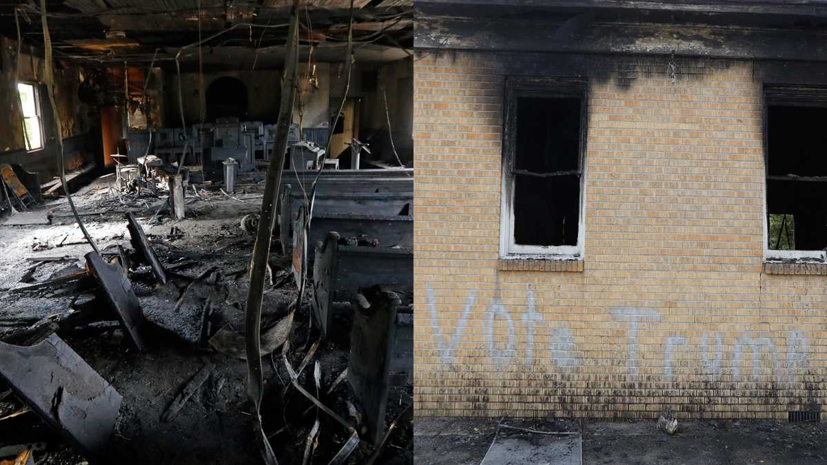 Church arson being investigated as hate crime