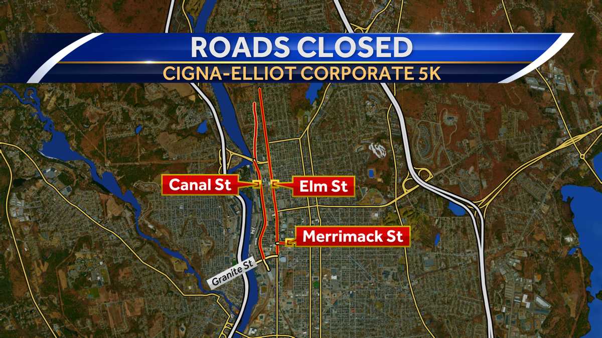 Road closures planned in Manchester ahead of Cigna/Elliot 5K