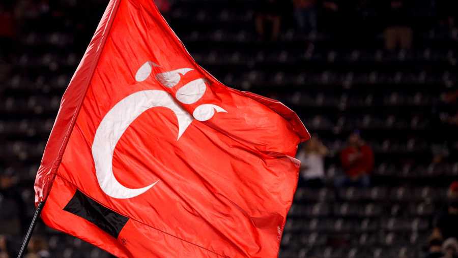 CINCINNATI, OH - OCTOBER 08: A Cincinnati Bearcats flags waves after the game against the Temple Owls and the Cincinnati Bearcats on October 8, 2021, at Nippert Stadium in Cincinnati, OH. (Photo by Ian Johnson/Icon Sportswire via Getty Images)