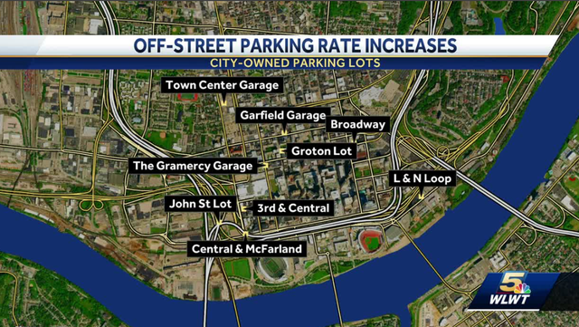 Parking rates are increasing at Cincinnati-owned lots. See which lots are seeing changes - Vimarsana News
