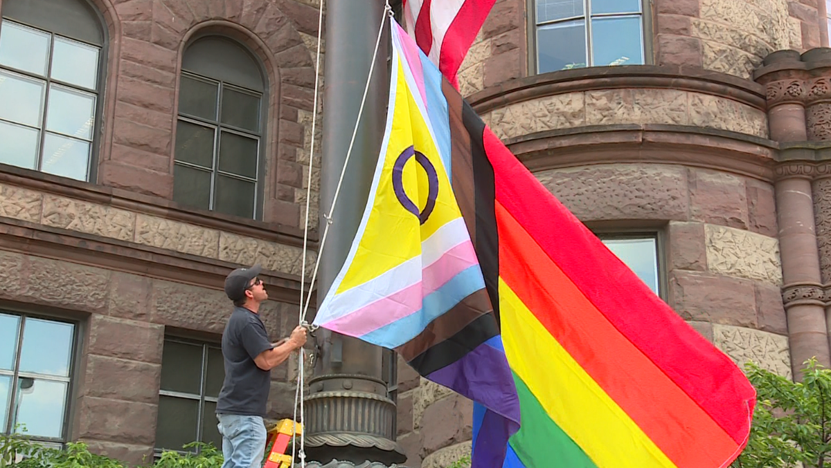 WATCH Cincinnati raises Pride flag outside of City Hall