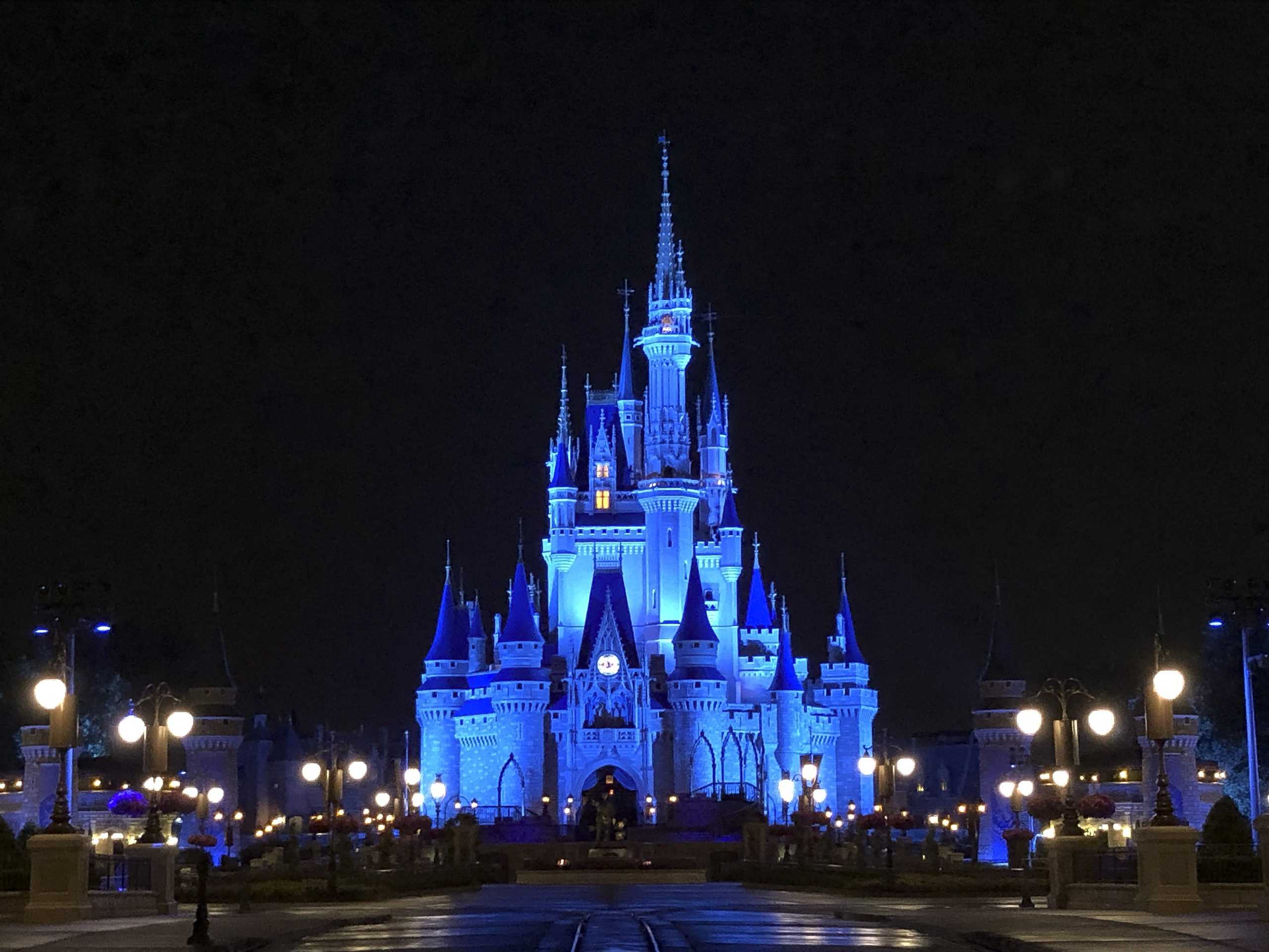 disney castle lamp