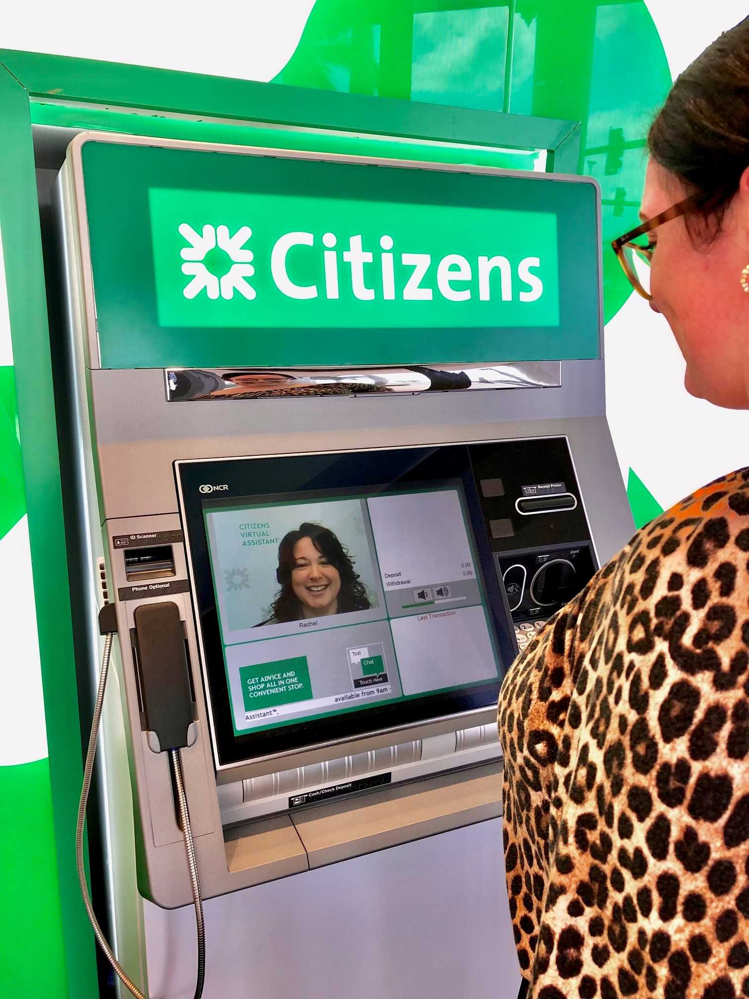 Citizens bank discount deposit check atm