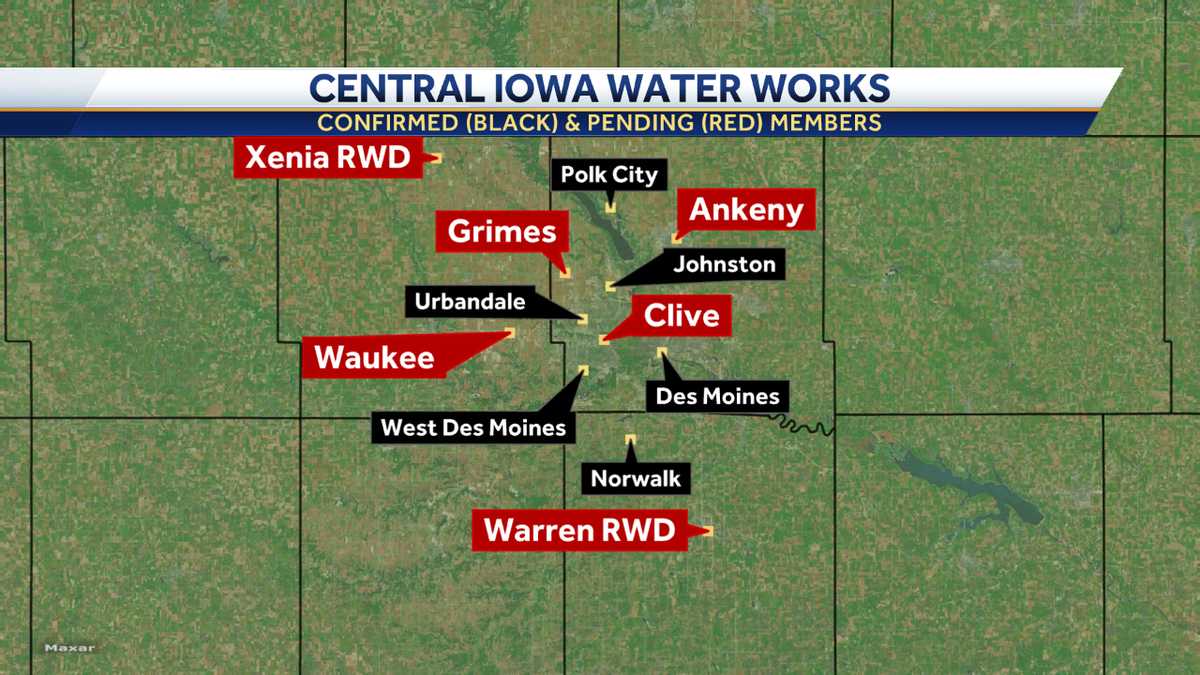 West Des Moines votes to join Central Iowa Water Works