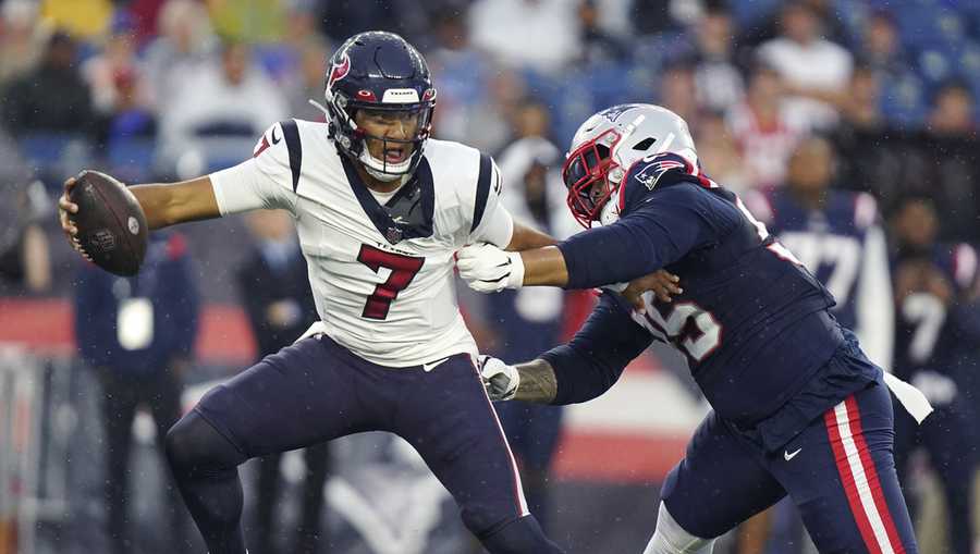Patriots rookie quarterback shines in preseason loss to Texans