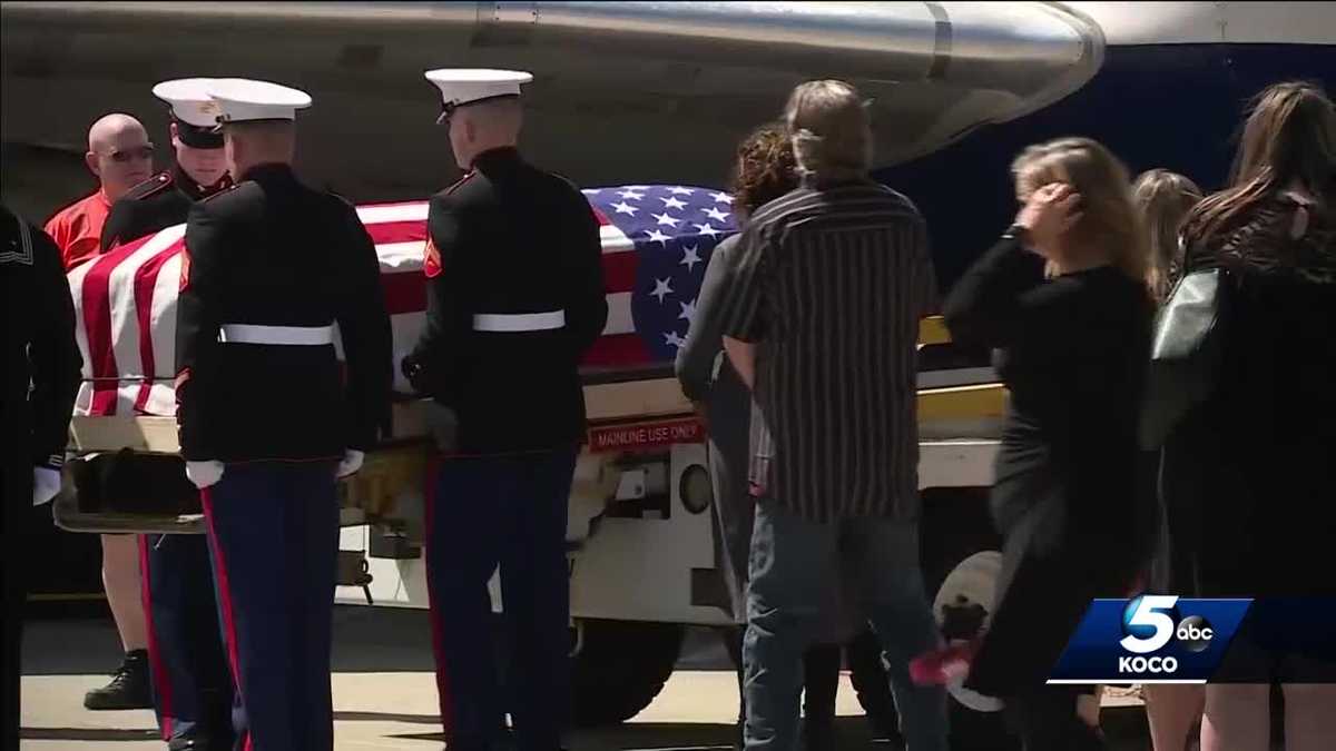 Remains of Oklahoma Marine killed in World War II return home