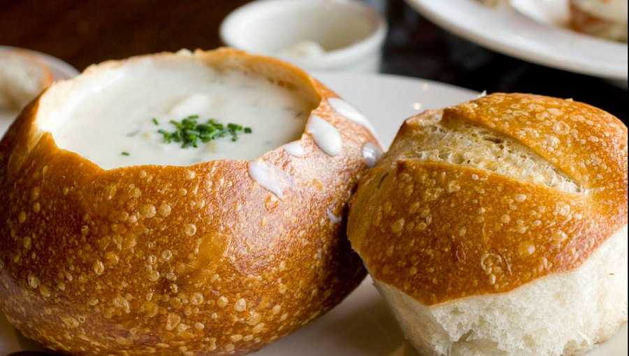 Clam Chowder Bowl from the Monterey Wharf