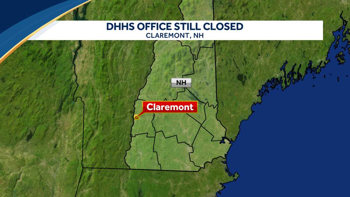 Claremont, New Hampshire DHHS office to stay closed after damage