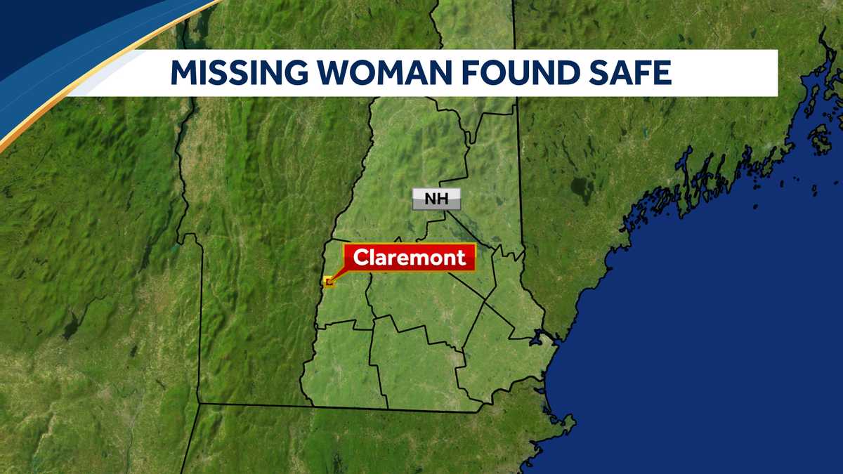 Claremont, New Hampshire missing woman found safe