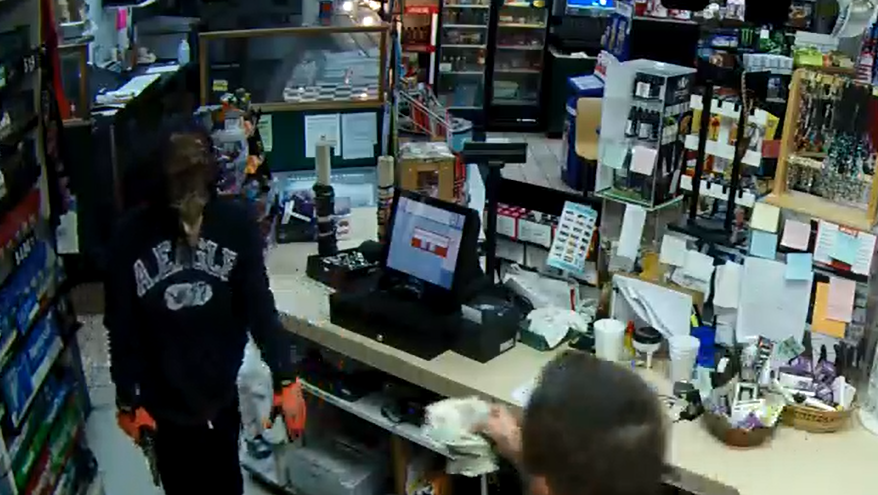 Suspect at large after armed robbery at Clarksville gas station