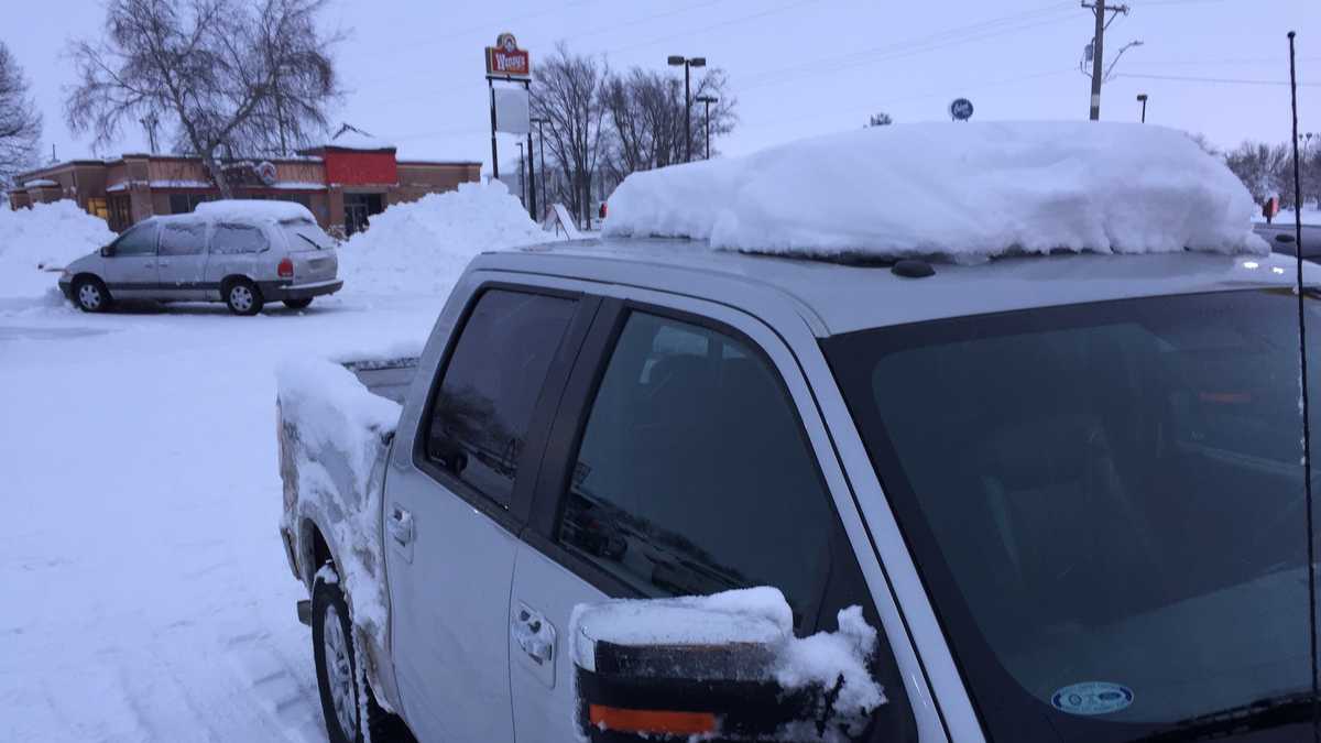 Photos: Deep snow in northern Iowa