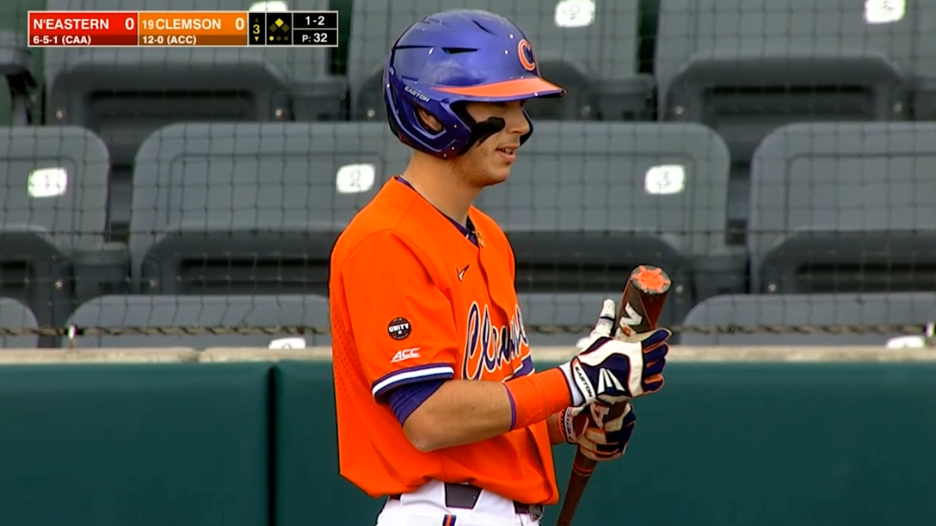 clemson baseball helmet