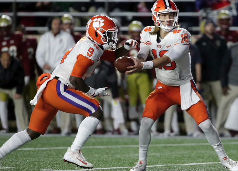 No. 2 Clemson Knocks Out No. 17 BC 27-7 To Win Division