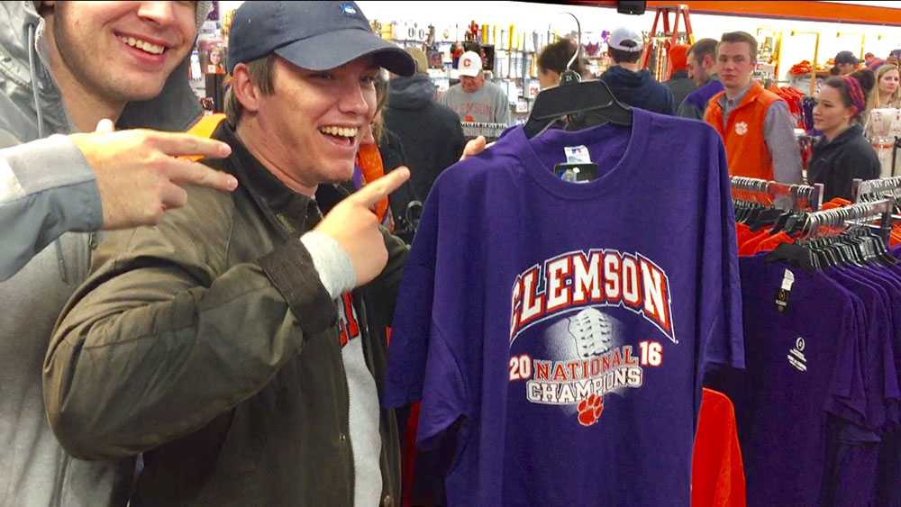 Clemson national hot sale championship gear