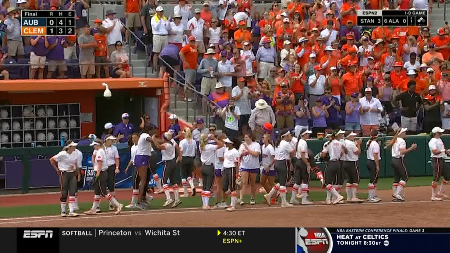 Clemson is one win away from advancing to a super regional.