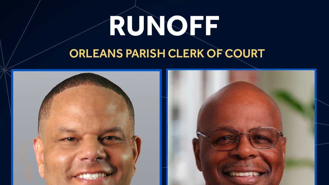 Orleans Parish Clerk of Criminal Court races heads to runoff