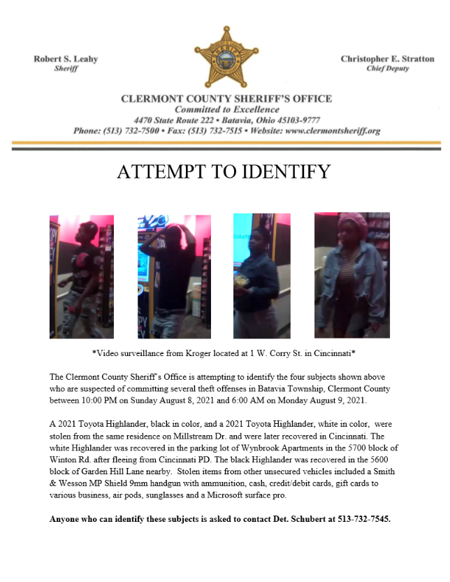 Deputies Looking For Multiple Suspects After Series Of Thefts And Break ...