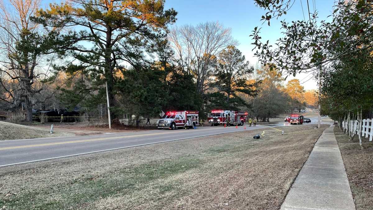 Sleeping woman burned in house fire