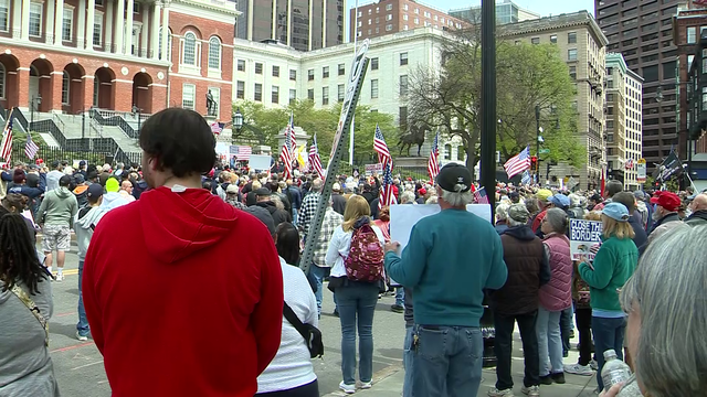 Protest blocks Beacon Street outside Massachusetts State House - Vimarsana News