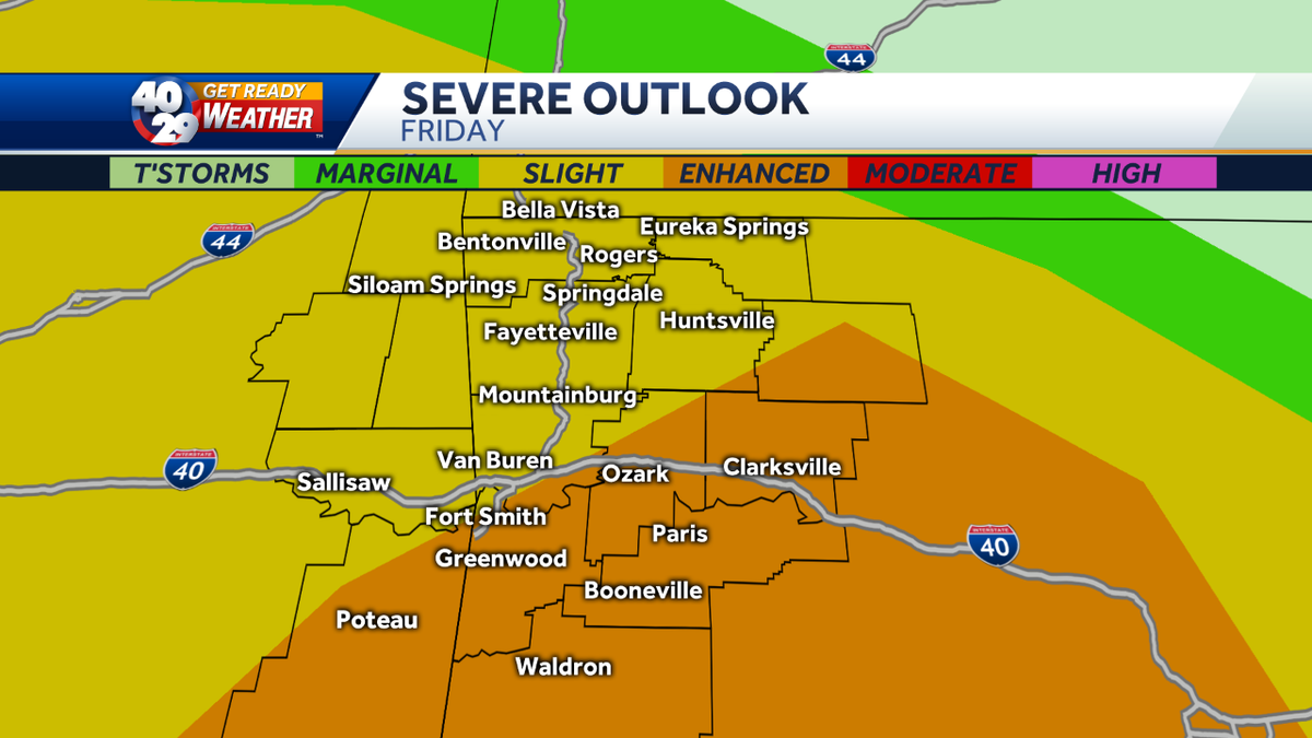Severe Storms Possible Friday Night