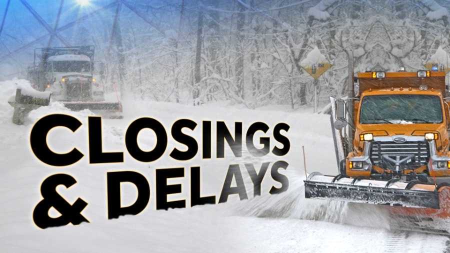 Closing, delays winter weather