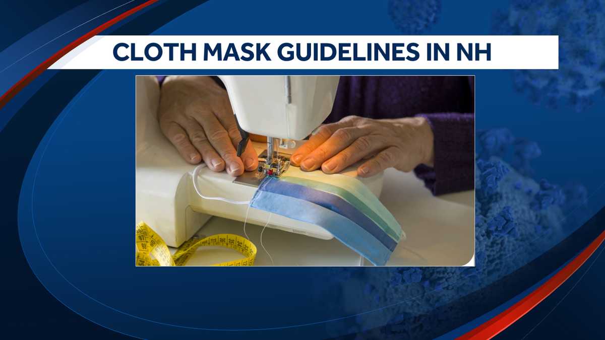 New Hampshire health officials Granite Staters wear cloth masks when near others