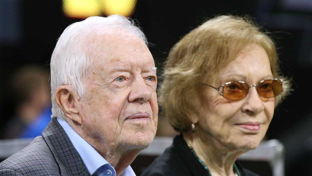 Jimmy and Rosalynn Carter visit Peanut Festival in