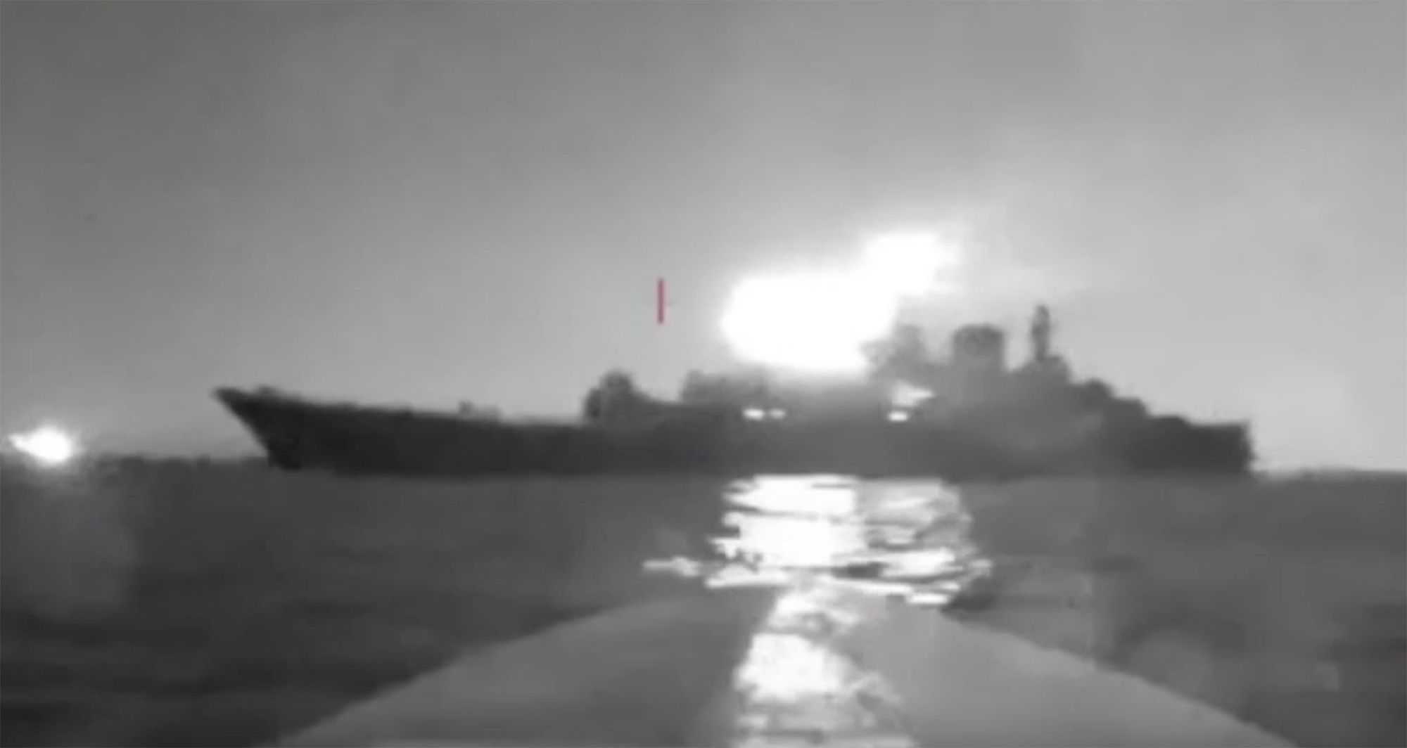 Ukrainian Drones Hit Russian Oil Tanker Hours After Attacking Naval Base