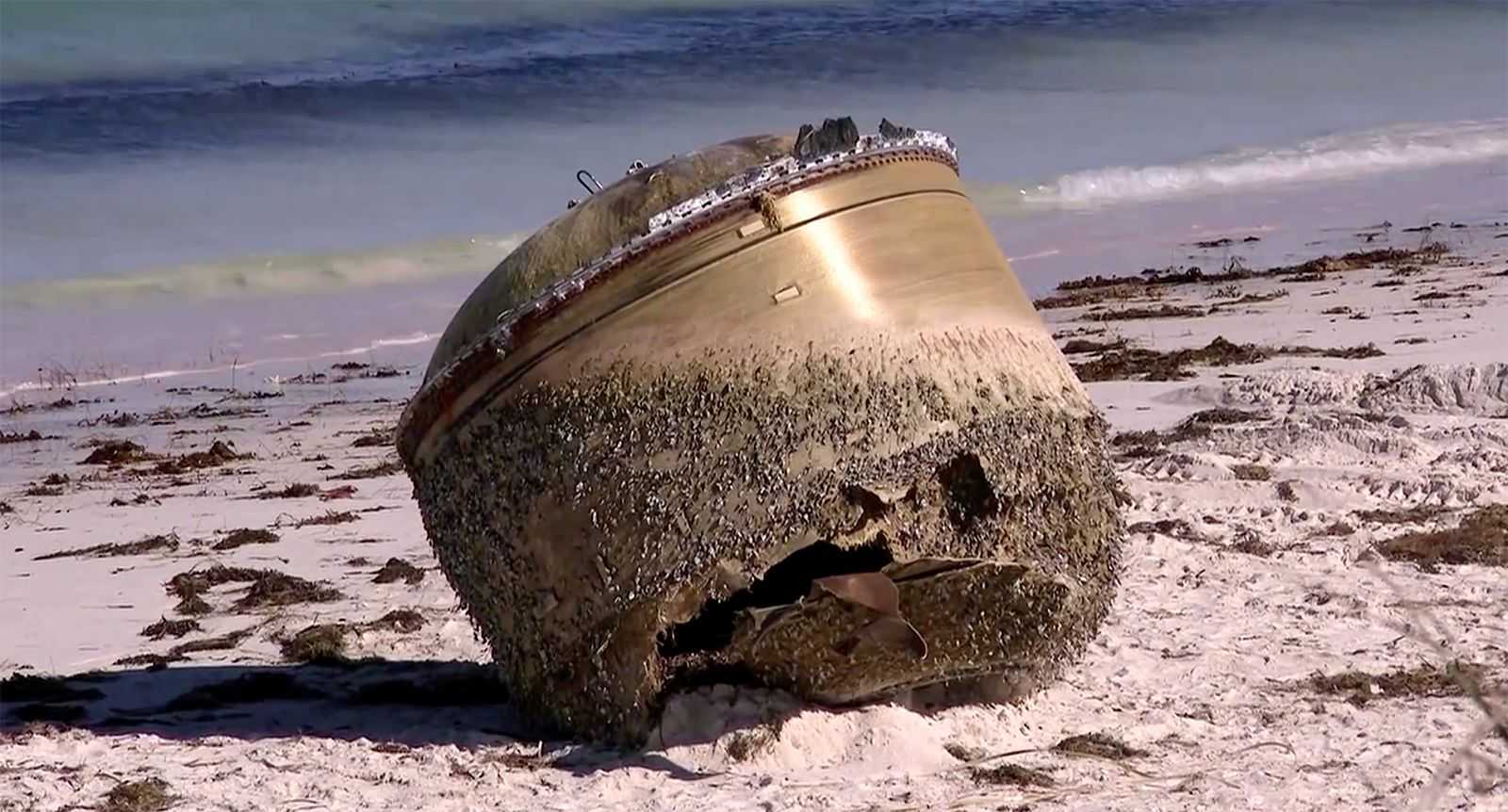 Mystery Cylinder On Western Australia Beach Likely Space Junk