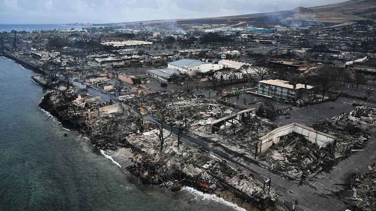 Destruction from Maui fires will cost 5.52 billion, FEMA says