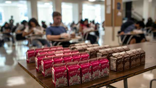 A milk carton shortage has schools scrambling. Here's what's going on - Vimarsana News
