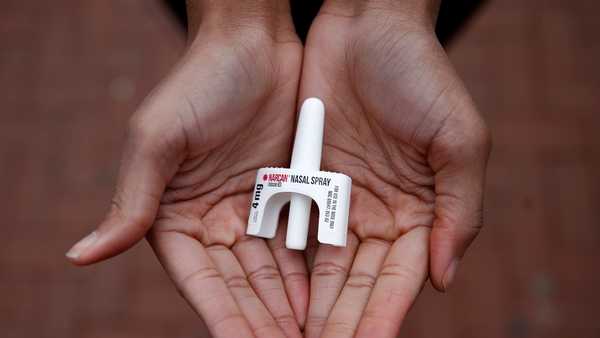 The first over-the-counter naloxone, a drug used to reverse opioid overdose, will be available in retail stores and online as soon as next week, its manufacturer said August 30.