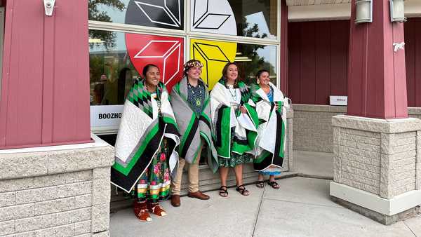 Pictured is the first class of graduates from the University of North Dakota's Indigenous health doctoral program