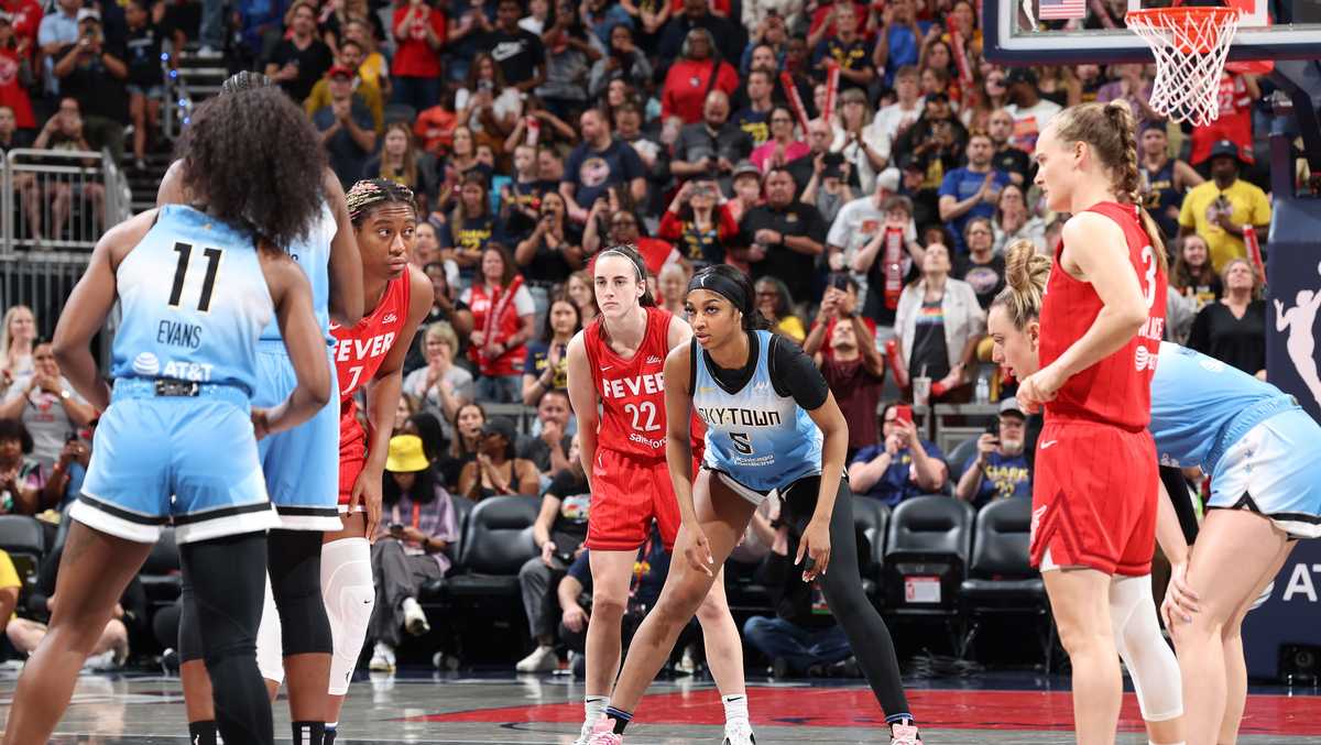 Caitlin Clark and Angel Reese face off in first WNBA game