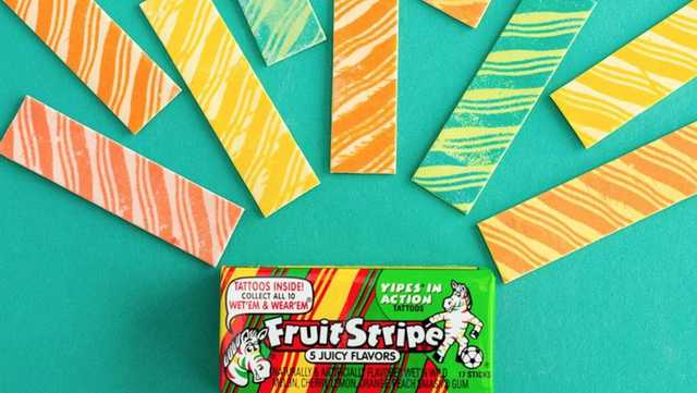 Fruit Stripe, the zebra-striped gum, to be discontinued - Vimarsana News