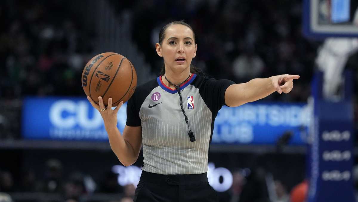 Second woman ever selected to officiate in NBA playoffs - WJCL