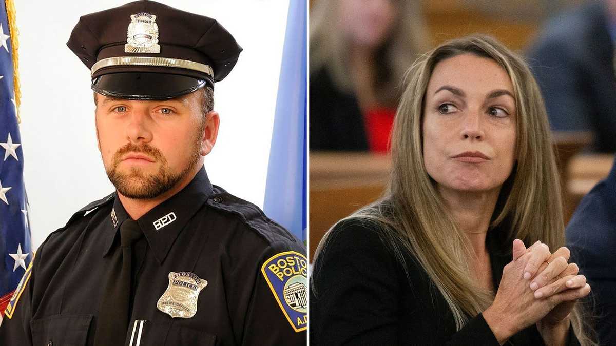 Woman on trial for murder of Boston police officer boyfriend